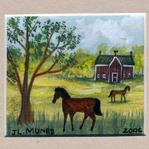 #10 Miniature Painting - Contemporary artist J.L. Munro