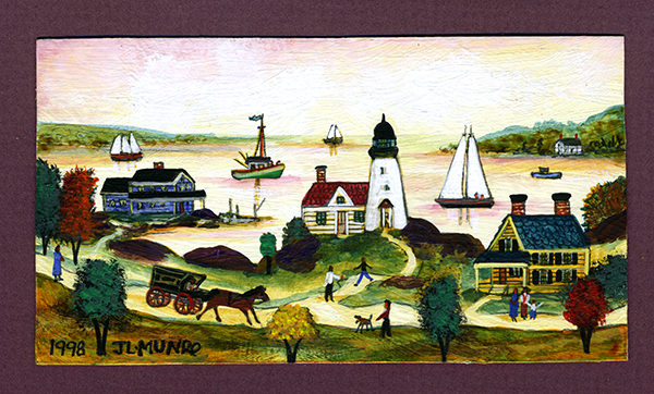 #2 Miniature Painting - Contemporary artist J.L. Munro