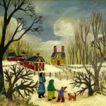 # Winter Walk - Contemporary artist J.L. Munro