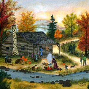 South Carolina Cherokee Thanksgiving - Contemporary artist J.L. Munro