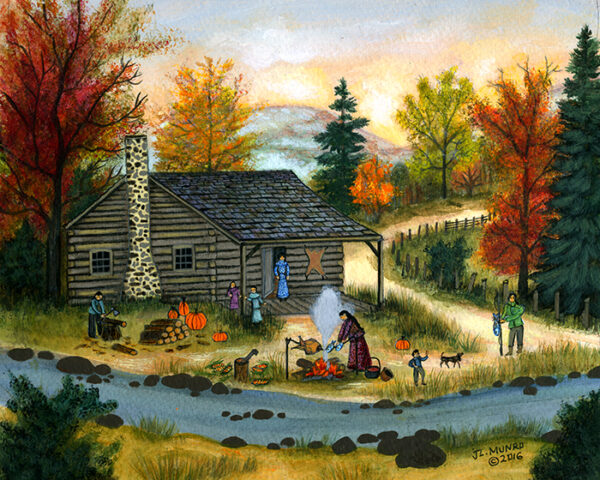 South Carolina Cherokee Thanksgiving - Contemporary artist J.L. Munro