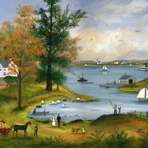 Autumn on Nantucket Sound - Contemporary artist J.L. Munro