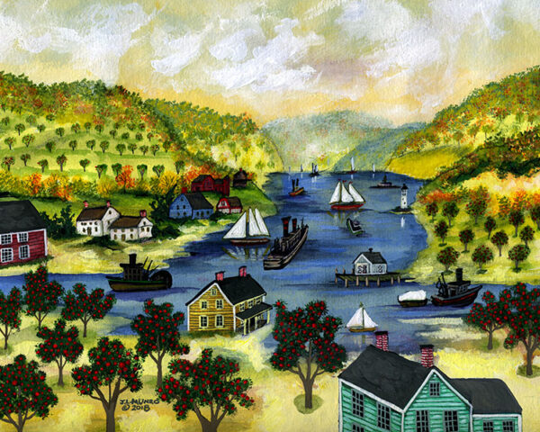 Hudson Valley Apple Farms - Contemporary artist J.L. Munro