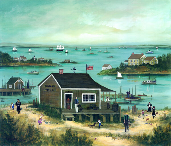 Low Tide, Cape Cod - Contemporary artist J.L. Munro