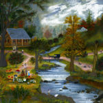 Mountain Cider Press, apples - Contemporary artist J.L. Munro