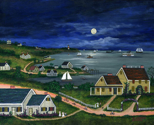 Night Riders on Nantucket - Contemporary artist J.L. Munro