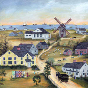 The Old Mill on Nantucket - Contemporary artist J.L. Munro