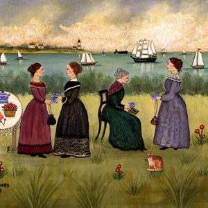 Sconset Teaparty, - Contemporary artist J.L. Munro