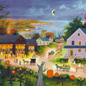 Barn Dance - Halloween Night - Contemporary artist J.L. Munro