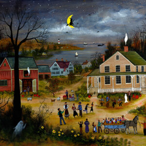 Halloween - ghosts, witches, - Contemporary artist J.L. Munro