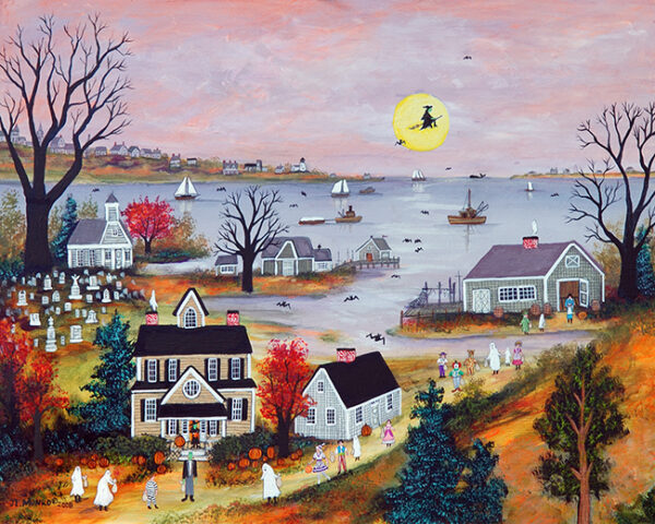 Halloween on Cape Cod - Contemporary artist J.L. Munro