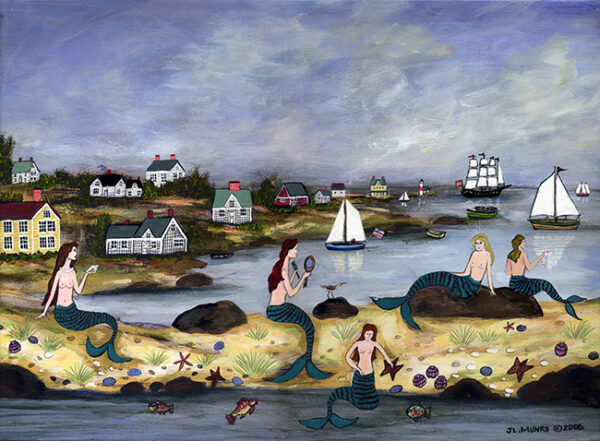 Mermaid Island - Contemporary artist J.L. Munro