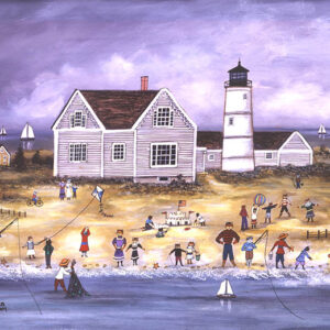 Sandy Neck Lighthouse - Contemporary artist J.L. Munro