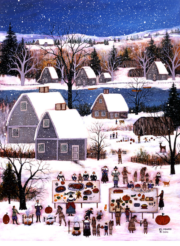 Thanksgiving in Sandwich, Ma. - Contemporary artist J.L. Munro