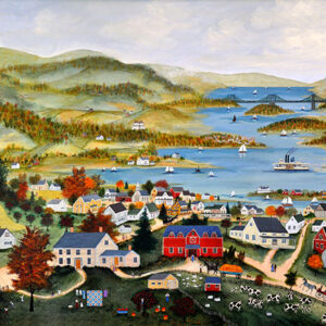 View of West Point - Contemporary artist J.L. Munro