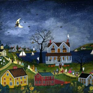 Halloween with, ghosts and goblins and witches - Contemporary artist J.L. Munro