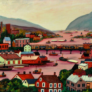 Hudson River Factories - Contemporary artist J.L. Munro