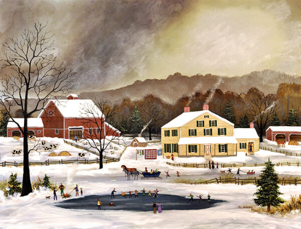 Winter in the Hudson Valley - Contemporary artist J.L. Munro