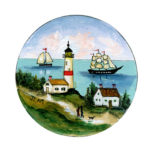 "Walking by the Lighthouse" Sailor's Valentine Center