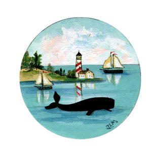 "Whale at Lighthouse Point" Sailor's Valentine Center