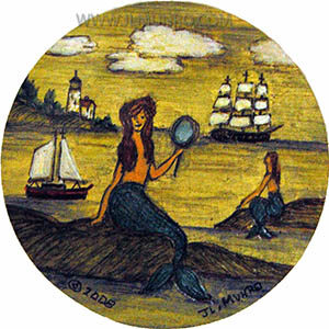 2 Mermaids print-for-sailors-valentine-center