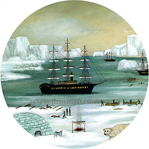 "Arctic Explorers" Sailor's Valentine Center