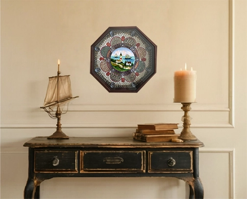 "Walking by the Lighthouse" Print for sailor's Valentine Center - Image 2