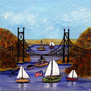 View of the Bear Mountain Bridge